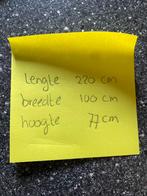 Grote houten eettafel, Huis en Inrichting, Ophalen, Gebruikt, Eikenhout, 200 cm of meer