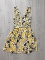 Zara gele bloemetjes jurk maat M, Maat 38/40 (M), Zara, Geel, Ophalen of Verzenden