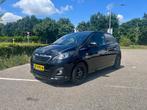 Peugeot 108 1.0 12V E-vti 5DR 2015 Zwart, 2de eigenaar, Auto's, Voorwielaandrijving, Stof, Zwart, 4 stoelen