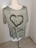 groen shirt maat XL   *v24*, Maat 46/48 (XL) of groter, Ophalen of Verzenden, Zo goed als nieuw, Korte mouw