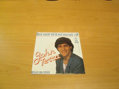 2 singles van John Terra (ook per stuk te koop), Cd's en Dvd's, Vinyl Singles, Zo goed als nieuw, Pop, Ophalen of Verzenden