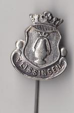 Vlissingen Stadswapen B speldje, Verzamelen, Speldjes, Pins en Buttons, Gebruikt, Niet vindbaar, Niet vindbaar, Speldje of Pin