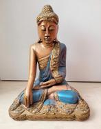 *** MOOIE DECORATIEVE HOUTEN BOEDDHA ***, Ophalen, Gebruikt