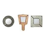 Vintage Ikea spiegel set Berleväg, Huis en Inrichting, Woonaccessoires | Spiegels, Minder dan 50 cm, Ophalen of Verzenden, Zo goed als nieuw