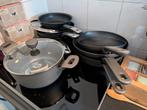 Pannenset tefal en masterchef, Ophalen, Overige materialen, Pannenset, Zo goed als nieuw