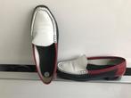 Luftpolster leren wit/blauw/rood loafers Mt 7 suuuuuper comf, Luftpolster, Instappers, Gedragen, Verzenden