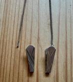 Vintage zilverkleurige clip manchetknopen met ketting, Sieraden, Tassen en Uiterlijk, Manchetknopen, Ophalen of Verzenden, Gebruikt