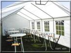 Te huur stevige partytenten 3x6m en 4x8m,sta-tafel,kachel ed, Ophalen, Zo goed als nieuw, Overige