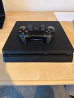 Zwarte PS4 met kabels, Ophalen, Met 1 controller, Original, 500 GB