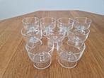 negen glazen ijscoupes, Huis en Inrichting, Keuken | Servies, Ophalen, Glas of Glazen, Overige stijlen, Glas