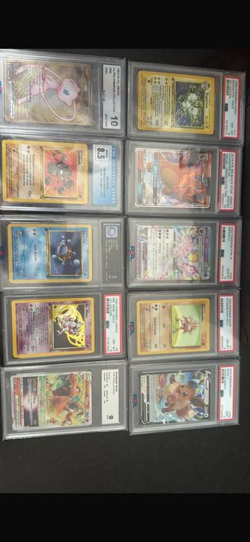 Pokemon graded kaarten zeldzame beschikbaar voor biedingen