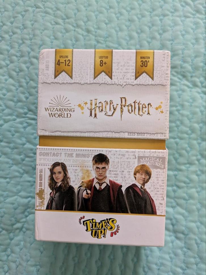 Time' s Up! Harry Potter - Gezellig Partyspel, Hobby en Vrije tijd, Gezelschapsspellen | Bordspellen, Zo goed als nieuw, Drie of vier spelers