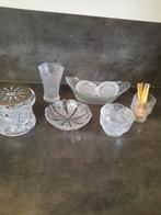 Glazen Decoratie Set - Vintage Stijl, Antiek en Kunst, Antiek | Glas en Kristal, Ophalen of Verzenden
