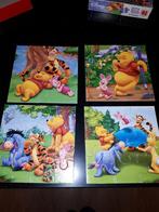 Winnie the pooh puzzel 4x, Kinderen en Baby's, Speelgoed | Kinderpuzzels, Minder dan 10 stukjes, Ophalen of Verzenden, Zo goed als nieuw