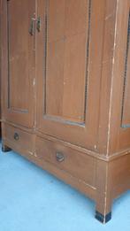 Vintage brocante linnenkast, kledingkast, demontabele kast, Huis en Inrichting, Kasten | Overige, Ophalen, Gebruikt, Vintage, Nvt