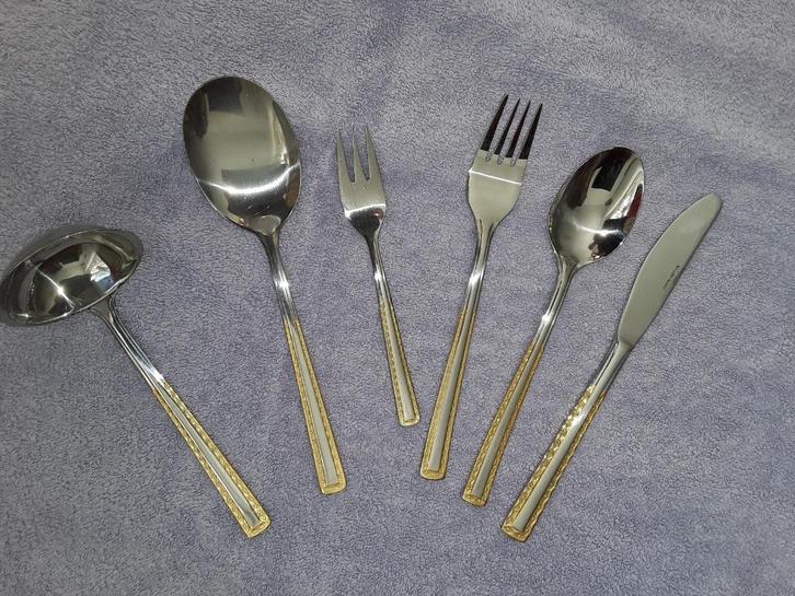 Nivella Bestekcasette, Huis en Inrichting, Keuken | Bestek, Zo goed als nieuw, Bestekset, Overige materialen, Vaatwasserbestendig