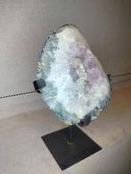 Witte Amethist op standaard - OS7, Ophalen of Verzenden, Mineraal