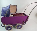 Vintage, antieke kinderwagen, poppenwagen, paars. S15, Tweedehands verkoop, Tweedehands verkoop, Gebruikt, Ophalen of Verzenden