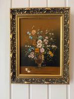 Klassiek bloemstilleven schilderij - Sonia gesigneerd, Ophalen of Verzenden