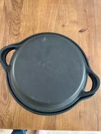 Q-linair gietijzeren braadpan 24 cm, Ophalen, Zo goed als nieuw, Gietijzer, Koekenpan of Braadpan