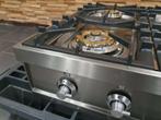 Luxe inbouw / opbouw Boretti kookplaat 90cm RVS 6 pitten, Niet ingevuld, Tussenbouw, Niet ingevuld, Ophalen of Verzenden