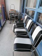 4 stuks-  Prospect Chair Chrome - zoals Amerikaanse diner, Overige materialen, Vier, Gebruikt, Zwart