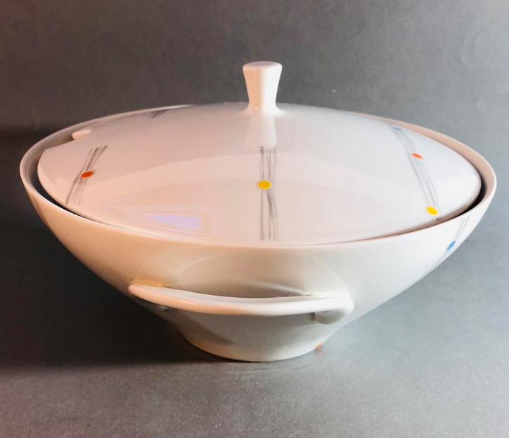 Vintage opdienschaal, serveerschaal van porselein, Huis en Inrichting, Keuken | Keukenbenodigdheden, Zo goed als nieuw, Ophalen of Verzenden