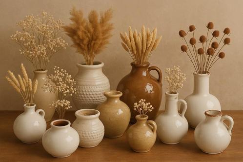 Nieuw: Vazen & kruiken & bloempot o.a Riverdale, 8 stuks, Huis en Inrichting, Woonaccessoires | Vazen, Zo goed als nieuw, Minder dan 50 cm