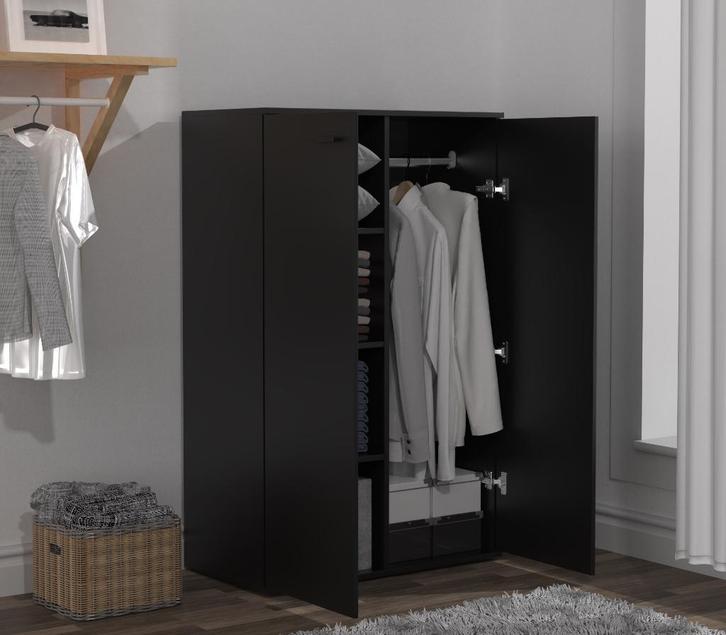 Kledingkast kinderkamer - legplanken en hanggedeelte 120cm, Huis en Inrichting, Kasten | Kledingkasten, Gebruikt, 100 tot 150 cm