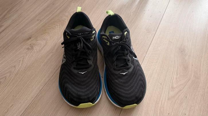 Hoka Gaviota 5 Wide - Hardloopschoenen, Kleding | Heren, Schoenen, Zo goed als nieuw, Sportschoenen, Zwart, Ophalen of Verzenden