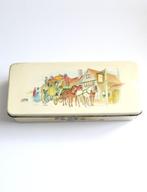 Oud Pickwick theedoosje / blik, Douwe Egberts (1930-1970), Ophalen of Verzenden, Gebruikt, Thee, Pickwick