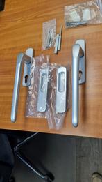 2 sets nieuw schuifdeurbeslag aluminium blank geanodiseerd, Ophalen, Nieuw, Overige materialen, Klink of Kruk