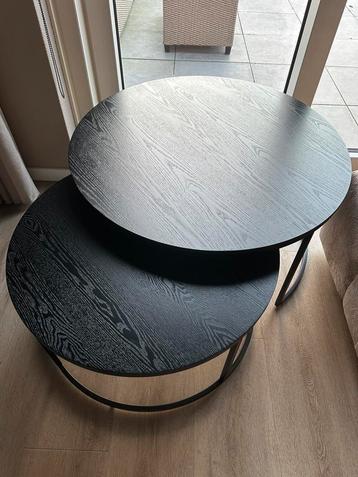 Salontafel set Lima zwart beschikbaar voor biedingen