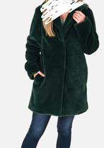 Nieuw groen bontjas maat M, Kleding | Dames, Jassen | Winter, Ophalen of Verzenden, Nieuw, Maat 38/40 (M), Groen