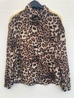 SHEIN Tijgerblouse met Gele Bies mt 36, Bruin, Ophalen of Verzenden, Maat 36 (S), Gedragen