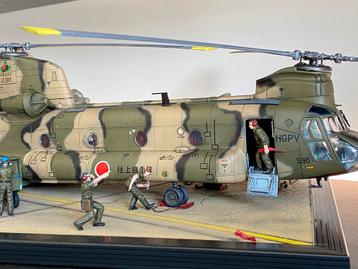 Diorama 1/48 chinook C-CH-47J beschikbaar voor biedingen