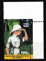 Democratische Republiek Congo 2001 Kuifje in Congo **, Postzegels en Munten, Overige thema's, Ophalen of Verzenden, Postfris
