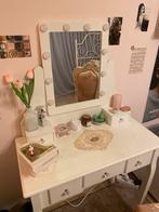 Kaptafel en vintage stoel, Modern vintage, 100 tot 150 cm, Nieuw, Hout