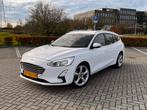 Ford Focus 2019 | Android Auto/CarPlay, Trekhaak, Half leder, 4 cilinders, Leder en Stof, Wit, Origineel Nederlands