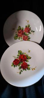 Vintage Bavaria schoteltjes met Rozen, Gebruikt, Ophalen of Verzenden, Bord(en), Overige stijlen