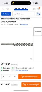Boorhamer 30mm Sds max, Doe-het-zelf en Verbouw, Gereedschap | Boormachines, Ophalen, 600 watt of meer, Boor- en/of Breekhamer