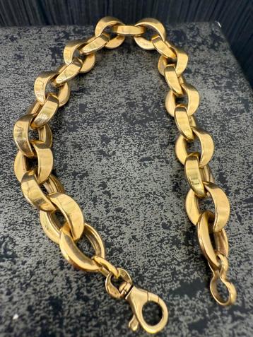 Prachtige 14 karaats gouden armband beschikbaar voor biedingen
