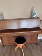Mooie piano met kruk, Muziek en Instrumenten, Piano's, Ophalen of Verzenden, Gebruikt, Bruin, Piano