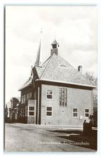 Grootebroek, (bij Bovenkarspel) Gemeentehuis, Verzamelen, Ansichtkaarten | Nederland, Verzenden, 1940 tot 1960, Ongelopen, Noord-Holland