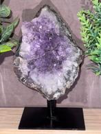 Amethist op standaard - 614 gram, Ophalen of Verzenden