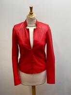 Claudia Sträter blazer rood maat 34 100% leer, Kleding | Dames, Jasjes, Kostuums en Pakken, Jasje, Maat 34 (XS) of kleiner, Ophalen of Verzenden