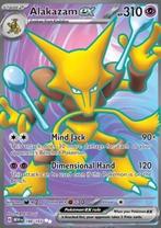 2023 Pokémon Alakazam EX MEW #188 RAW, Hobby en Vrije tijd, Verzamelkaartspellen | Pokémon, Ophalen of Verzenden, Zo goed als nieuw