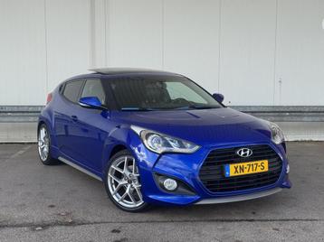 Hyundai Veloster 1.6 Turbo GDI 184PK|Pano|Keyless|Leder|Blue beschikbaar voor biedingen