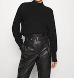 Warme Zwarte Trui gebreid van Opus maat 42/44, Kleding | Dames, Truien en Vesten, Zwart, Maat 42/44 (L), Ophalen of Verzenden