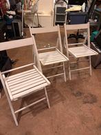 3 x vintage klapstoeltjes, Ophalen, Gebruikt, Nvt, Eén